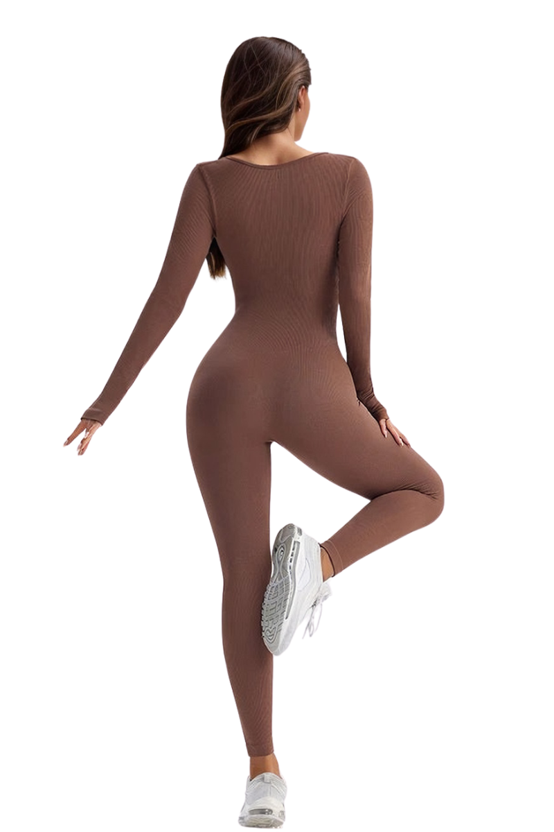 Full Sleeve Snatched Jumpsuit