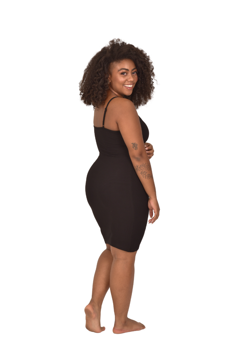 Mini-robe lounge en modal Shapewear intégrée