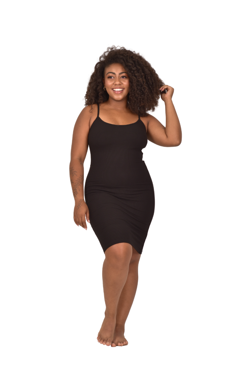 Mini-robe lounge en modal Shapewear intégrée