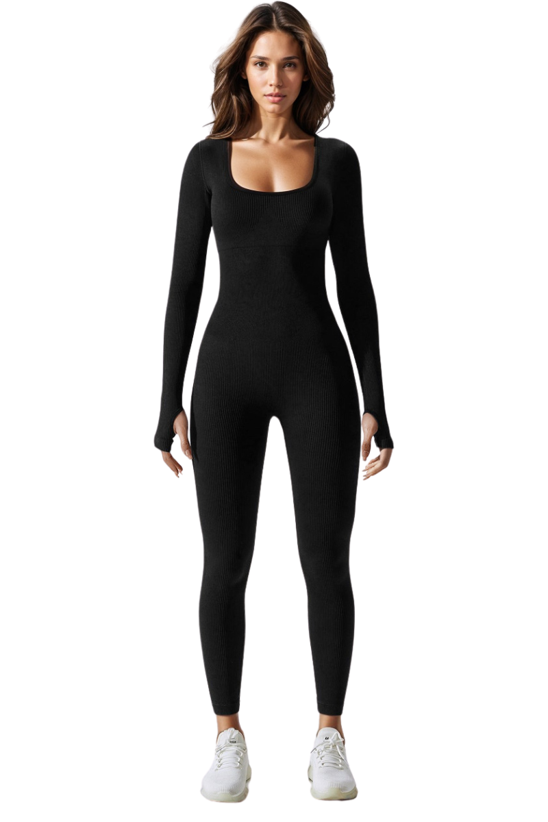 Full Sleeve Snatched Jumpsuit