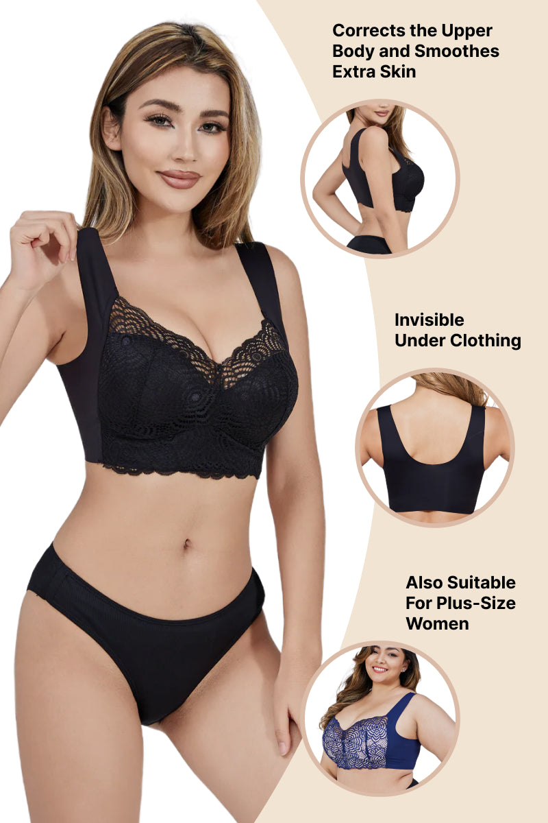 Seamless Lace Pushup Bra