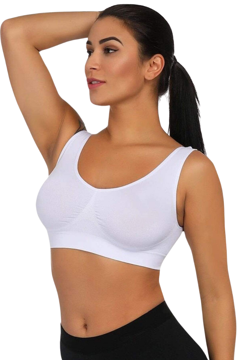 Seamless Wireless Bra With Support
