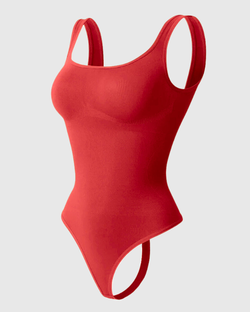 Square Neck Snatched Bodysuit