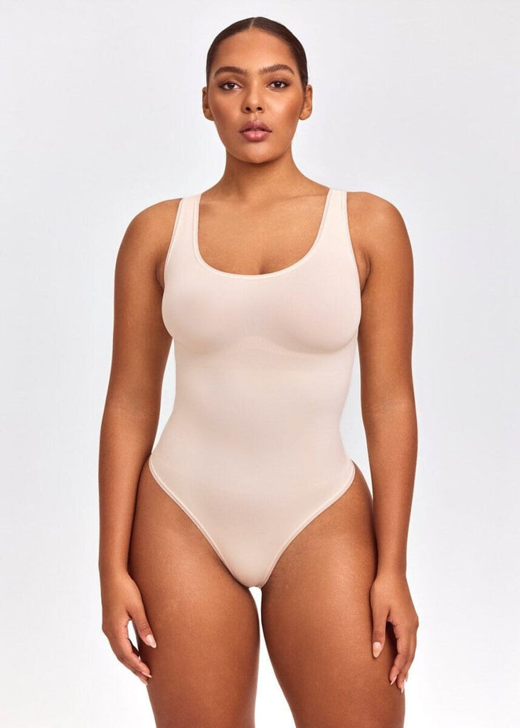 Square Neck Snatched Bodysuit