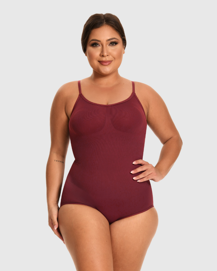 Sevyn Blue Snatched Ribbed Sleeveless Bodysuit